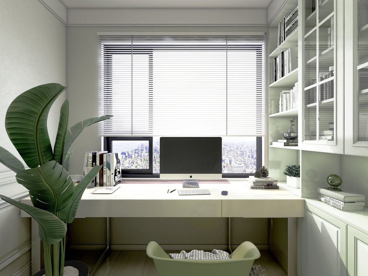 悦屋内墙艾草实景效果图