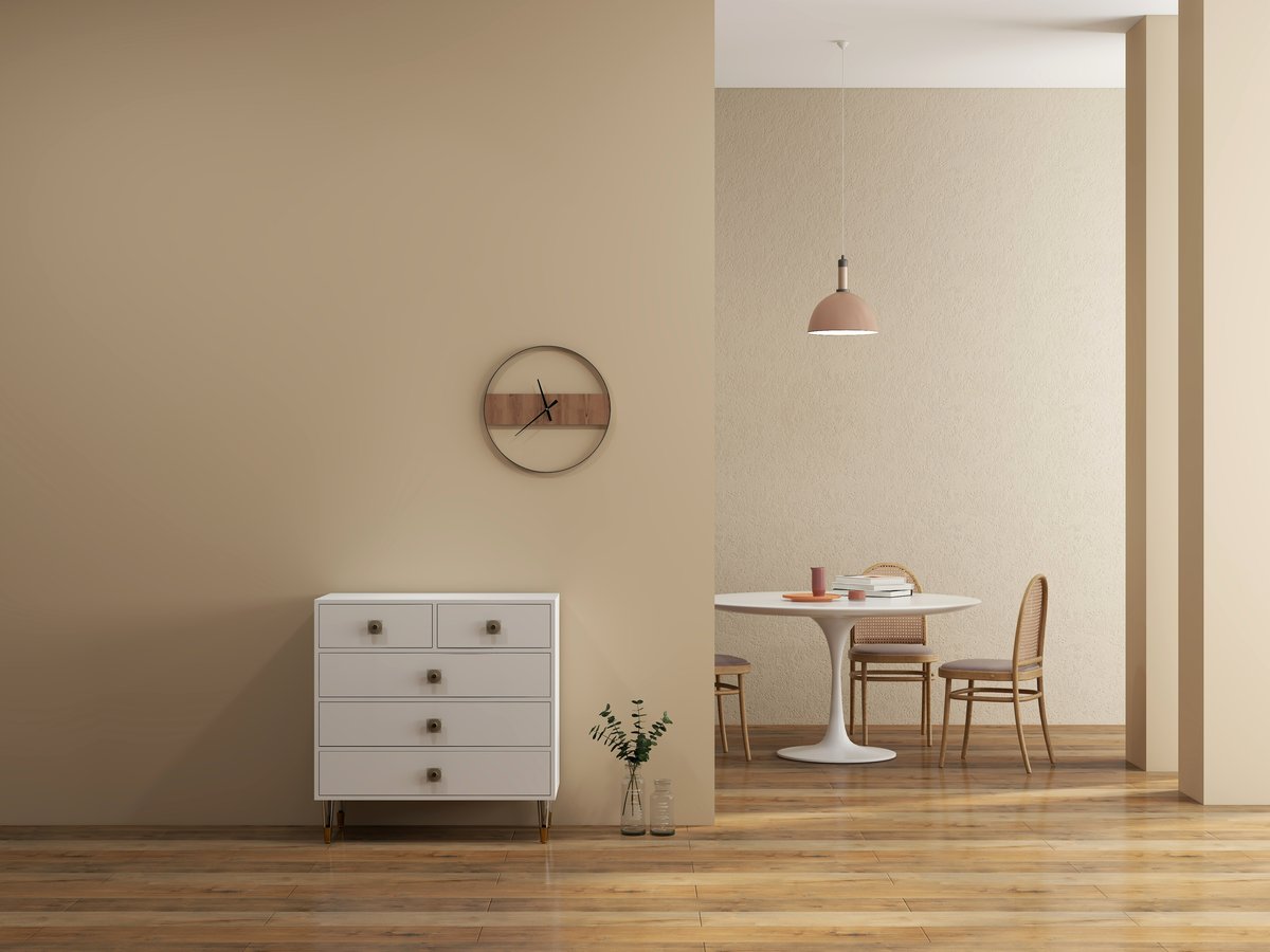 悦屋内墙可可糖实景效果图