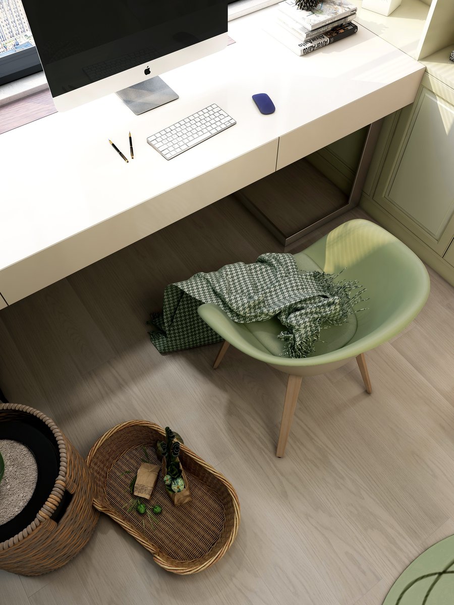 悦屋内墙可可蛋奶实景效果图